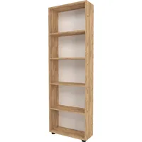 [en.casa] Bücherregal Vara 172x55x20 cm