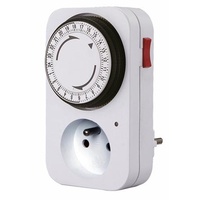 Perel 24-Std.-ZEITSCHALTUHR - STECKER-TYP E (FRANZÖSISCHES SYSTEM)