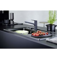 Hansa Hansatwist Einhebelmischer Mattschwarz