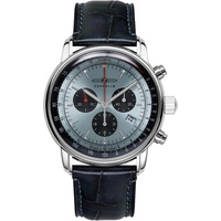 Zeppelin 8886-2 Herrenuhr LZ 14 Marine Chronograph Bleu