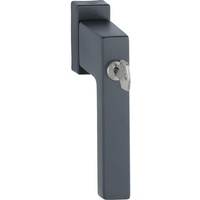 HOPPE Fenstergriff Toulon Sperrzylinder tbt, VK 7x43 mm, schwarz