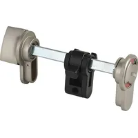 DENI Deni, WC-Beschlag/Einsatz zum Nachrüsten für Glastürbeschläge, verstellbar 32-40mm
