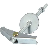 Lüsebrink Federklappdübel KD 5 mit Gewindestange - Sechskantmutter