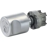Junie 3541 ASS Zylinder-Drehgriff links, Sperre BN 0101, Zamak