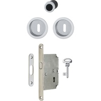 HOPPE 3947902 Schiebetürmuschel Set 4920 - BB, mit Schloss,
