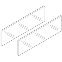 Blum LEGRABOX free Einschubelement Seite, nl 500 mm, Glas