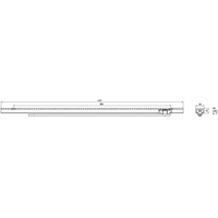 GEZE Gleitschiene BOXER ohne Feststellung für Anschlagtüren, 12 mm