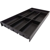 Blum AMBIA-LINE Besteckeinsatz NL600mm,B300mm, Stahl carbonschwarz, Besteckkasten, Schwarz