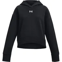 Under Armour Rival Fleece Crop Hoodie Mädchen 001 black/white