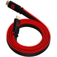 Floating Grip Fg-hdmiled-300-red HDMI-Kabel 3 m, - Red