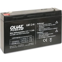 QuatPower Blei-Akkumulator LB7.2-6, 6 V-/7,2 Ah