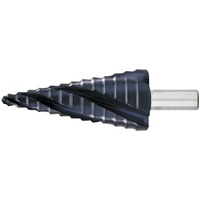 EXACT Stufenbohrer HSS TiAlN 4-fach Spiralnute 4-20mm