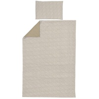 Meyco Home Cheetah/Uni Bettwäsche für 1-Person (Baumwolle, atmungsaktives Material,