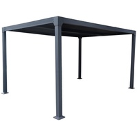 Jet-Line Pavillon Lamellendach Gartenzelt Gartendach Dubai II 3x3m Aluminium