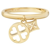 Cai Fingerring CAÏ "925 Silber vergoldet Anhänger Cut-outs" Gr.