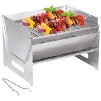 Reimo Camp4 Edelstahl Faltgrill grau