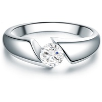 Trilani Ring Sterling Silber Zirkonia in 58 Damen