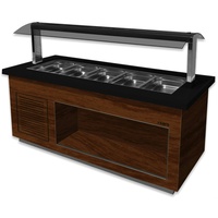 Saro Salatbar Premium Line SB-K170 braun/schwarz