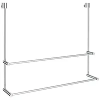 Smedbo Sideline Doppelhandtuchhalter für Glasduschwand