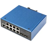 Digitus DN-65 Industrial Railmount Gigabit Managed Switch, 8x RJ-45,