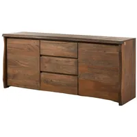 Massivmoebel24 Sideboard Mango 185x48x80 braun geölt PURE Mango #215