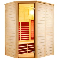 InfraWorld Infrarotkabine Vario Natura 148 Ecke - Eckeinstieg links