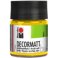 Marabu Decormatt Acrylfarbe 1 St. 50 ml Gelb