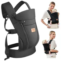 VRbabies Babytrage für Neugeborene ab Geburt,Ergonomische,mit Verstellbarer Gürtel,Baby Bauchtrage
