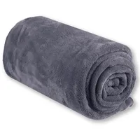 BestLivings Babydecke Mikrofaser Bestlivings anthrazit - dunkelgrau) 70x100 cm