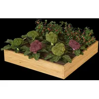 Holz4homeâ® holz4home Hochbeet aus Holz mit Vlieseinlage und Metallstiften