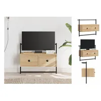 VidaXL TV-Wandschrank Sonoma-Eiche 60,5x30x51 cm Holzwerkstoff