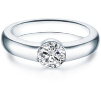Trilani Ring aus Sterling Silber in mit verziert Kristallen