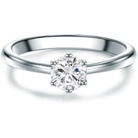 Trilani Ring aus Sterling Silber in mit Zirkonia 55