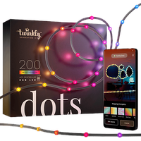 Twinkly Dots Lichterkette schwarz 200x RGB (TWD200STP-BEU)
