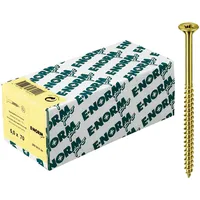 E-NORMpro Spanplattenschrauben Senkkopf Teilgewinde verzinkt gelb tg pzd 3,5x