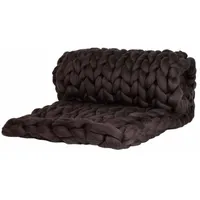 Adorist. Wolldecke Cosima Chunky Knit, anthrazit large (130x180cm)