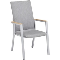 Kettler Rasmus Stapelsessel Aluminium/Sunbrella Hellgrau (0106506-7110)
