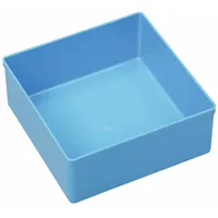 Proregal Sortimentskasten EuroPlus Insert | HxBxT 4,5x10,8x10,8cm | Blau
