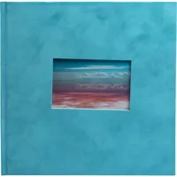 Exacompta Fotoalbum, 30 weiße Seiten, Skandi - Türkis