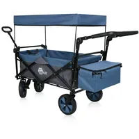 YourGEAR Trolley Cirrus XL Bollerwagen blau/grau