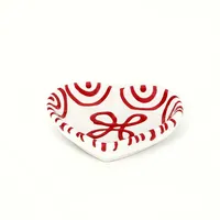 Gmundner Rotgeflammt, Herzschale (L:10cm)