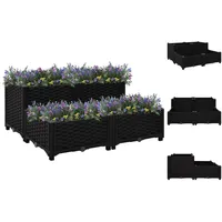 VidaXL Hochbeet 80x80x38 cm Polypropylen
