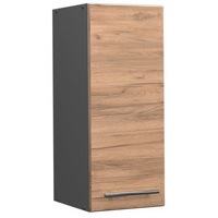 Vicco Hängeschrank Fame-Line Goldkraft Eiche/Anthrazit, 30 cm
