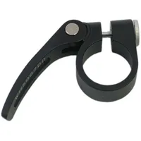Ergotec Sattelklemmschelle mit Schnellspanner schwarz