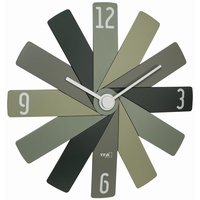 TFA Clock in the box grün Wanduhr