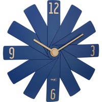 TFA Clock in the box blau Wanduhr