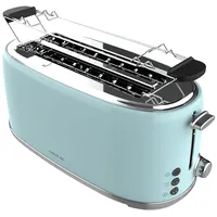 Cecotec Toaster 4 Scheiben Toast&Taste 1600 Retro Double Blue,