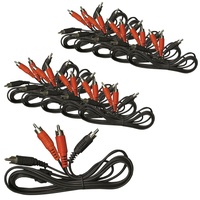 ETC Shop 10er Set Cinch Kabel Stecker/Stecker Länge 1,5m