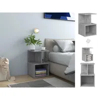 VidaXL Nachttisch Betongrau 35x35x55 cm Holzwerkstoff