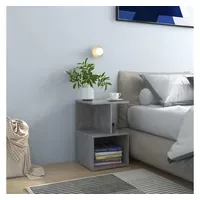 VidaXL Nachtschrank Betongrau 35 x 35 x 55 cm